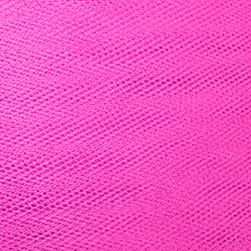 1m Flare Free Dress Net Fabric x 132cm - Fluorescent Pink FPDN