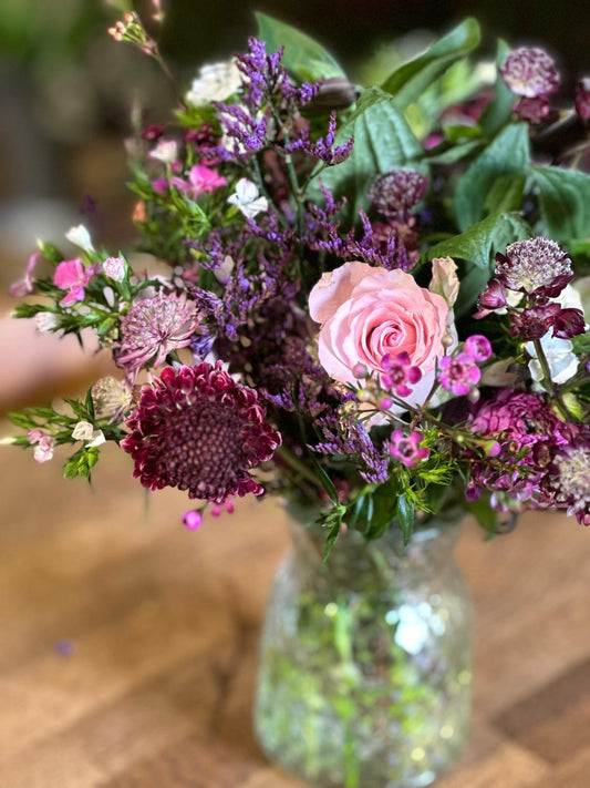 Seasonal Jam Jar Posy